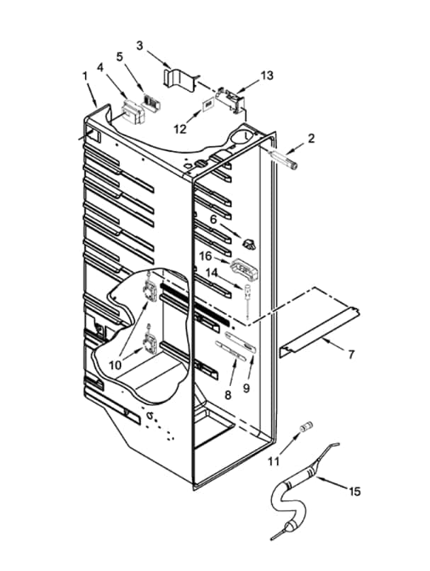Módulo de luz LED para refrigerador W11130208 compatible - Imagen 6
