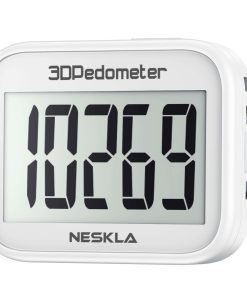 NESKLA 3D Podómetro para Caminar, Contador de Pasos Simple