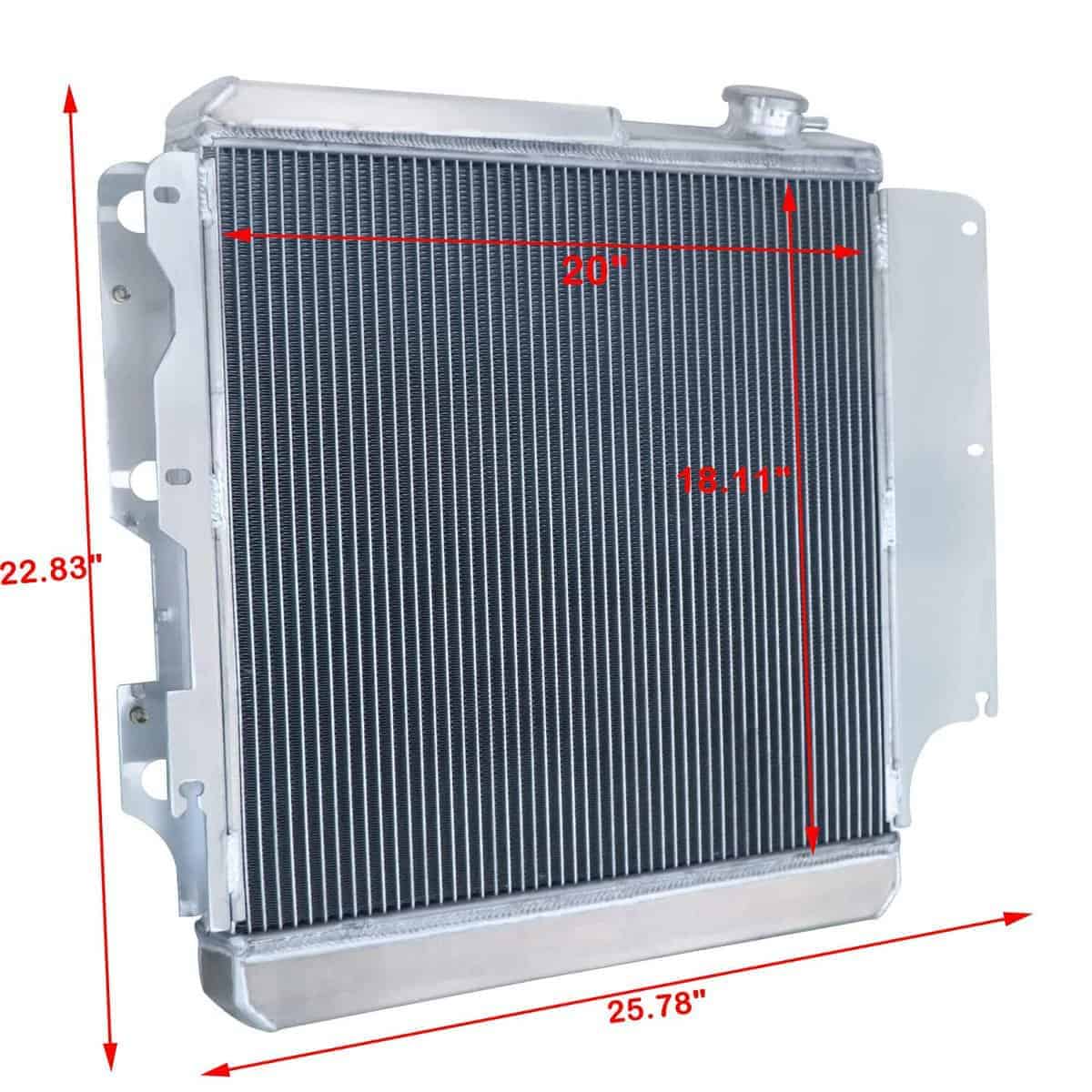 Radiadores de aluminio COOLINGBEST para Jeep Wrangler TJ YJ - Imagen 5