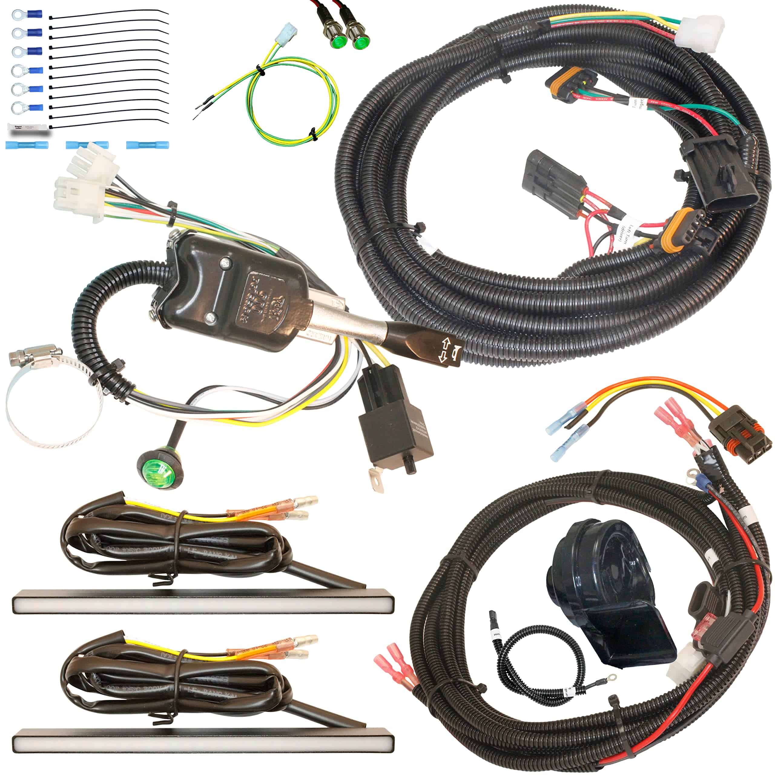 Kit de señal de giro y bocina Street Legal Plug and Play de