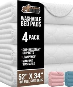 GORILLA GRIP Lavables Underpads, Impermeables Reutilizables