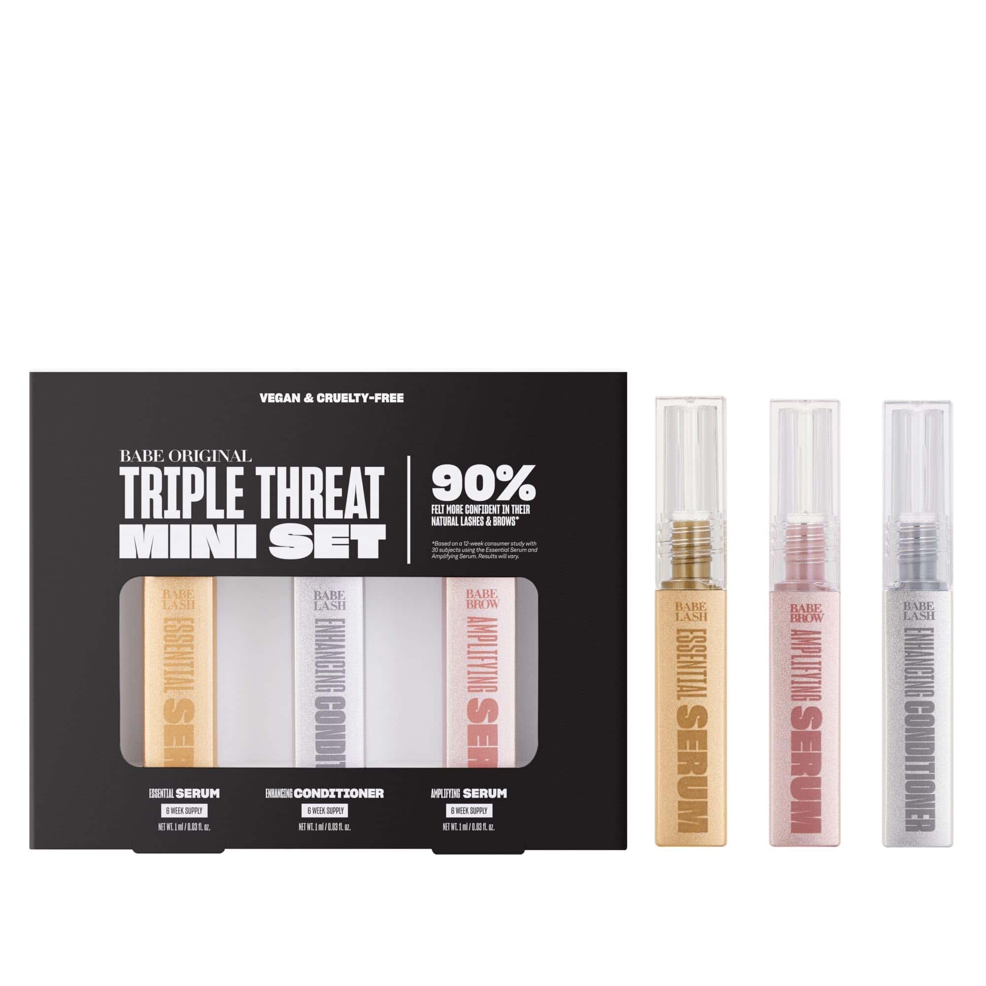 Set Mini Triple Threat Original de Babe, Incluye Suero