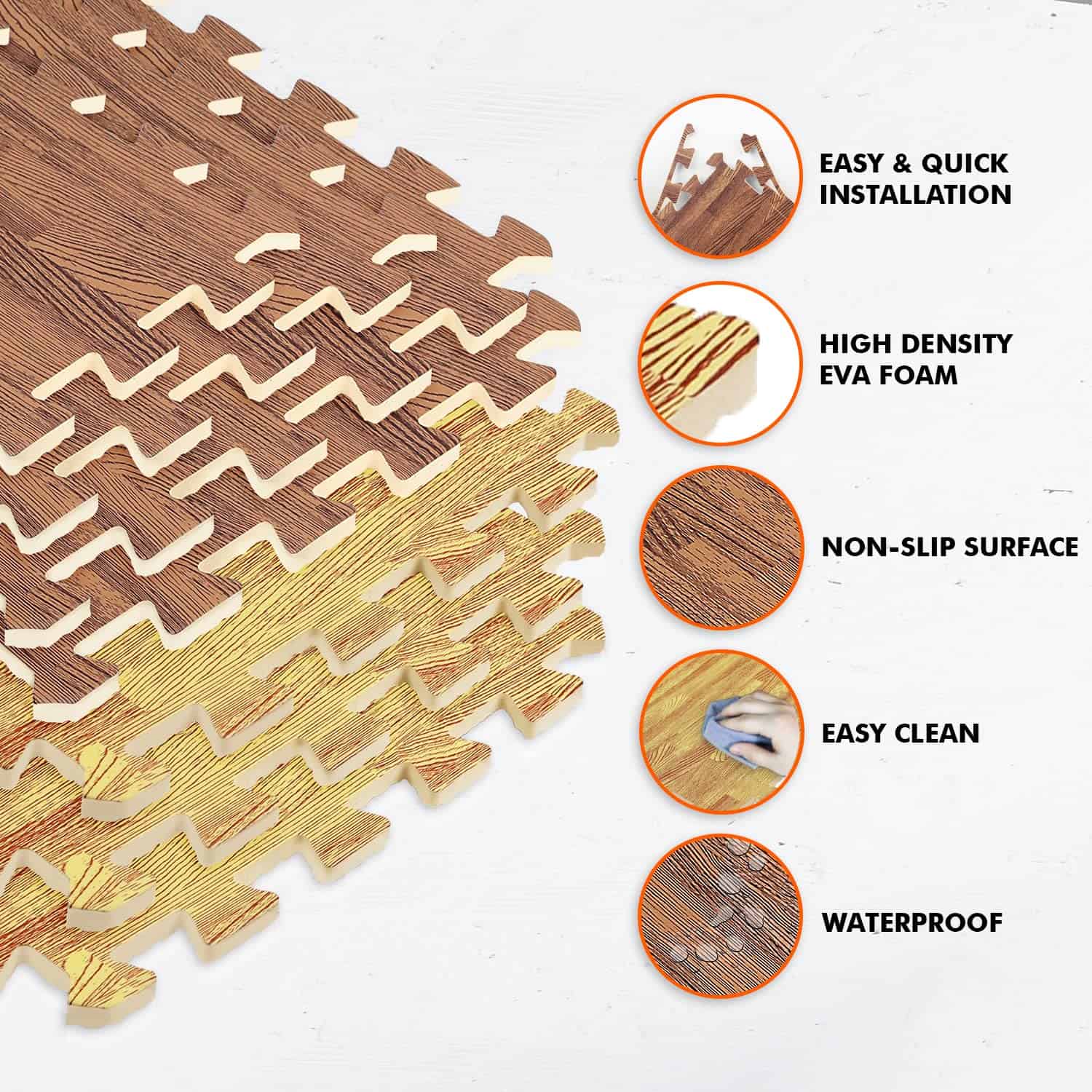 Tapete de Ejercicios Puzzle A2ZCARE con Azulejos - Imagen 4