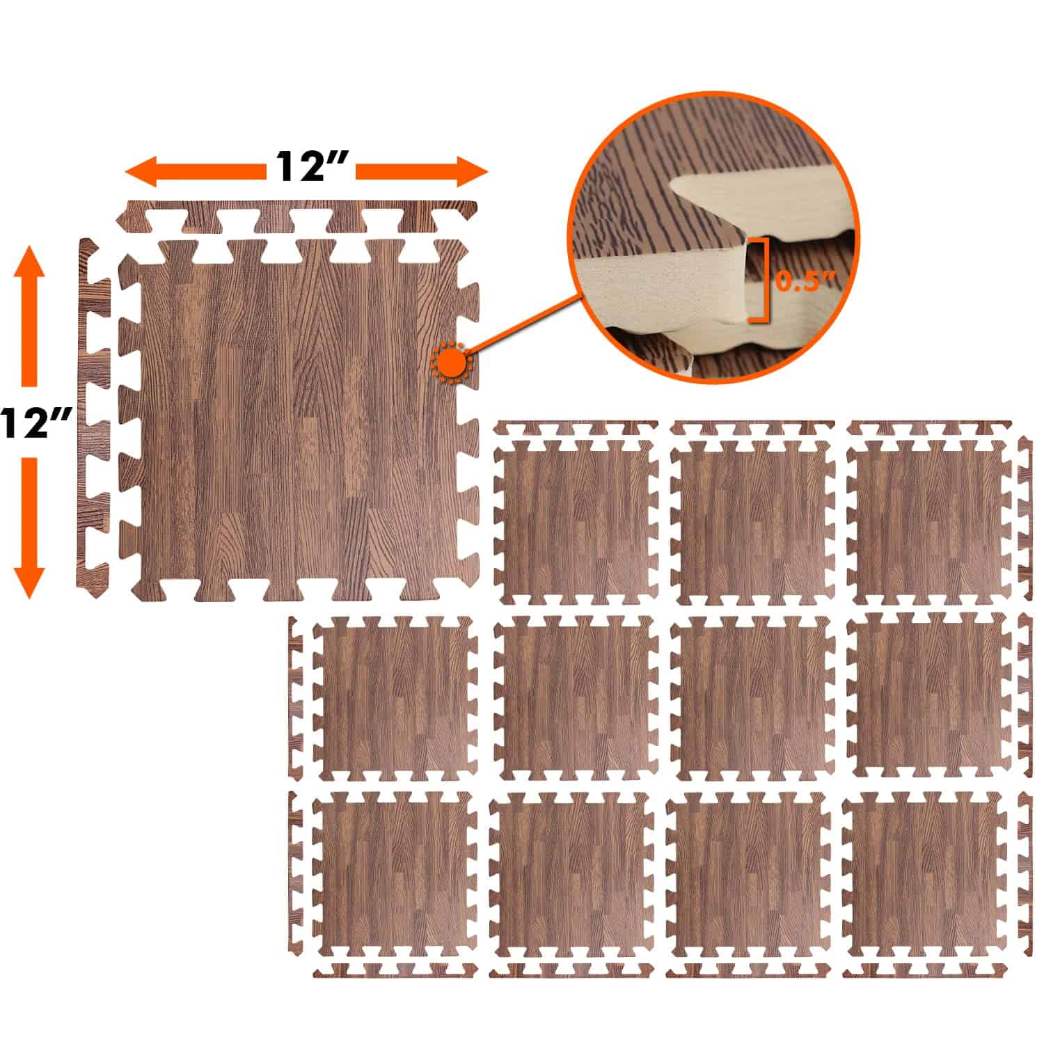 Tapete de Ejercicios Puzzle A2ZCARE con Azulejos - Imagen 3