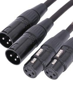 Cables XLR Tone Vault Audio & Media de 25 pies (paquete de