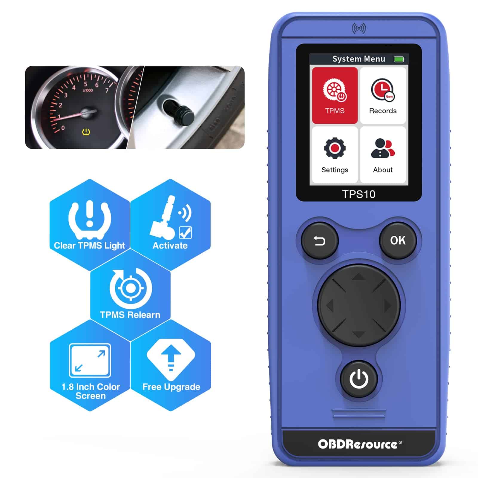 Herramienta de Reaprendizaje de TPMS OBDResource para