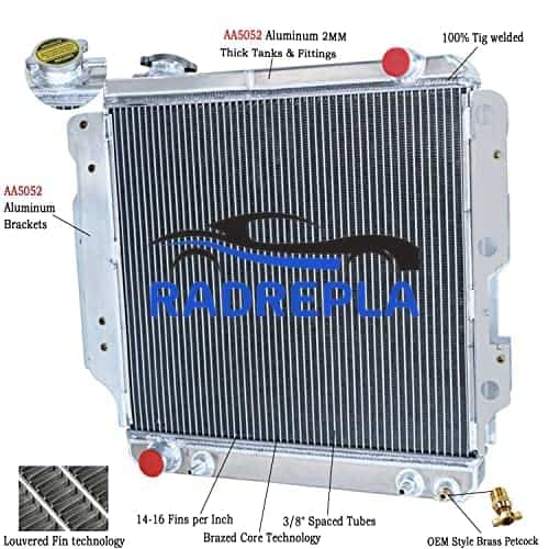Radiador de aluminio de 3 filas RADREPLA para Jeep - Imagen 10