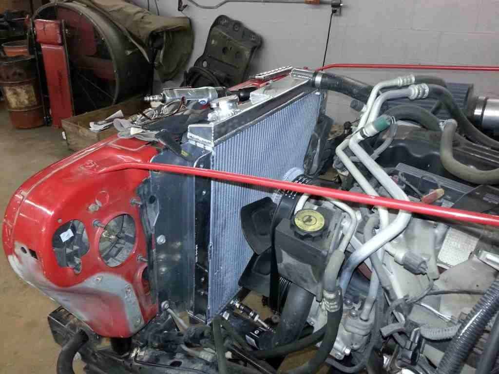 Radiador de aluminio de 3 filas RADREPLA para Jeep - Imagen 3