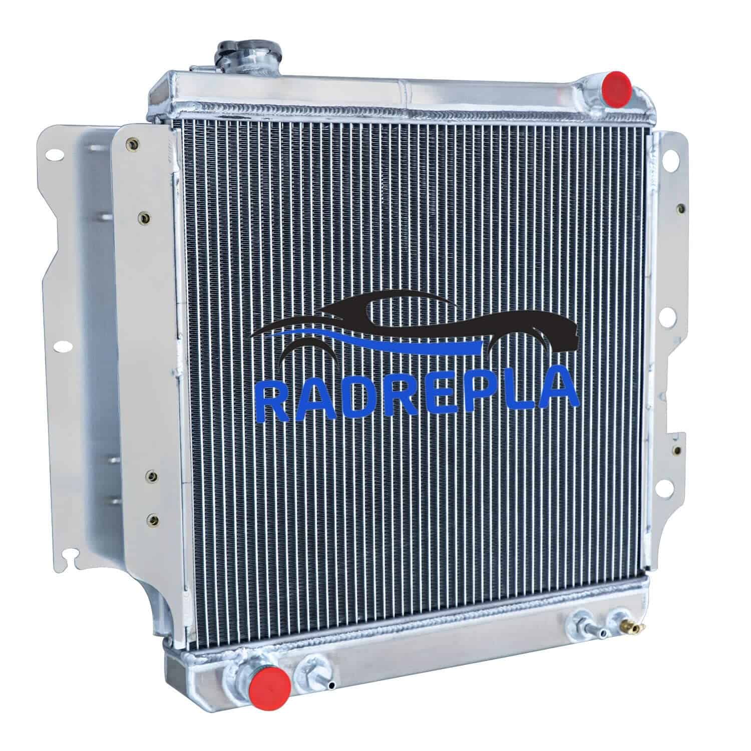 Radiador de aluminio de 3 filas RADREPLA para Jeep