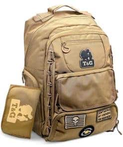 Mochila pañalera para papás Toddlers And Gunners, con