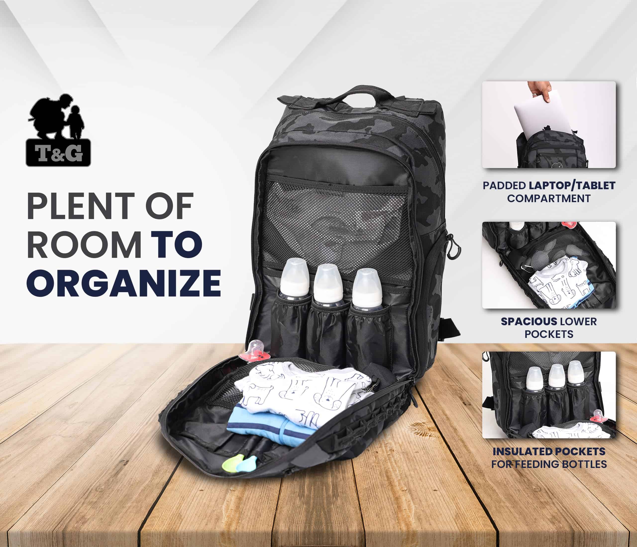 Mochila para pañales de padre Toddlers and Gunners, con - Imagen 3