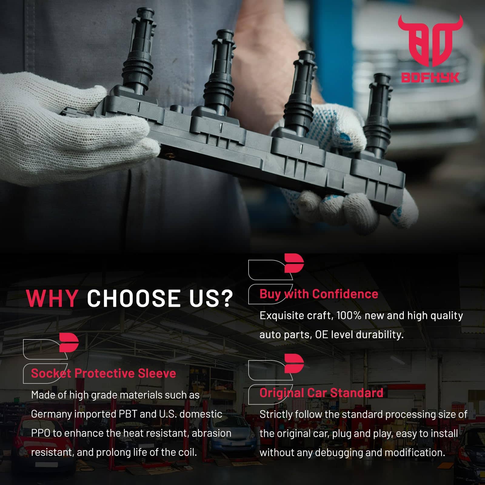 Conjunto de 8 bobinas de ignición compatible con Buick - Imagen 7