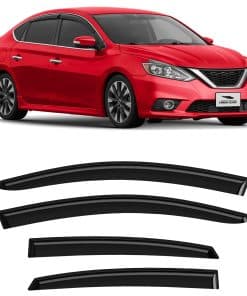 Voron Glass Deflectores de Lluvia con Cinta Adhesiva para