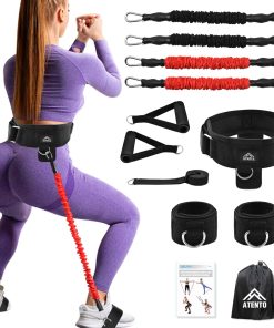 Conjunto de 12 Piezas de Bandas de Resistencia para Piernas