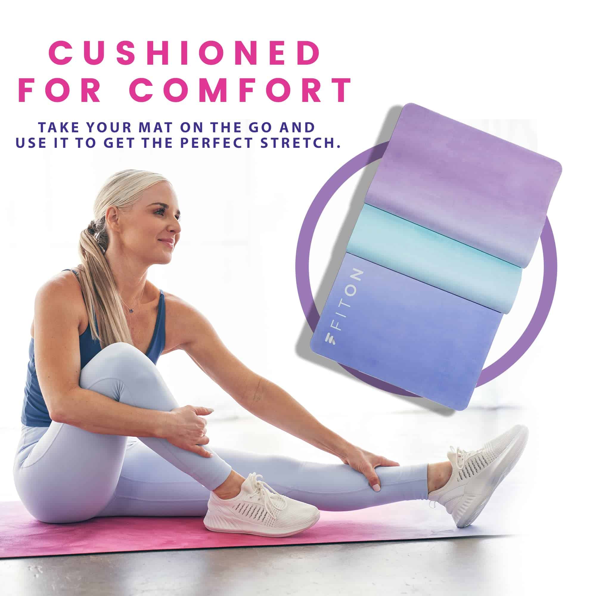 Kit de Inicio de Yoga FitOn - Incluye Tapete de Yoga para - Imagen 4