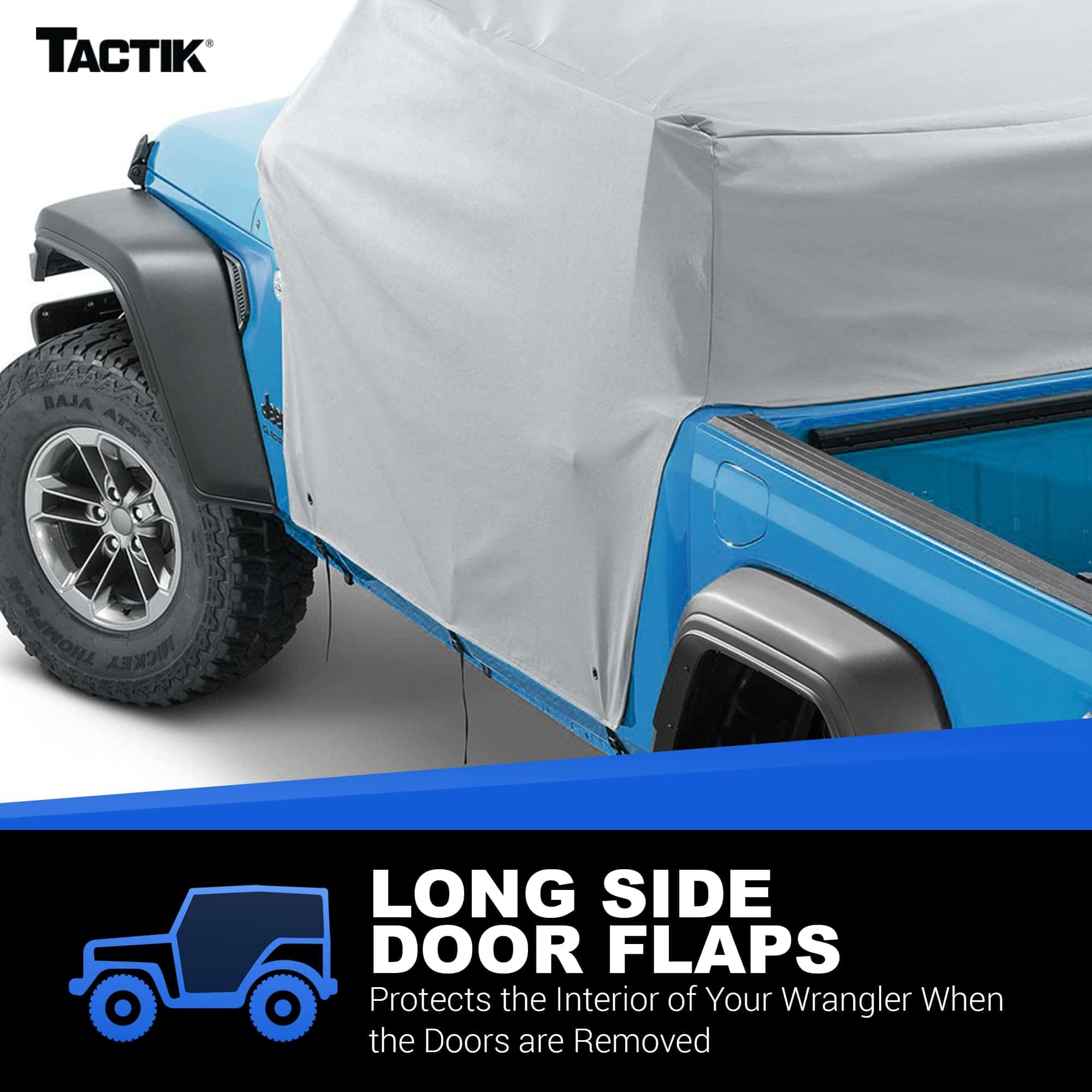 Cubierta de Cabina Multicapa TACTIK con solapas de puerta - - Imagen 4