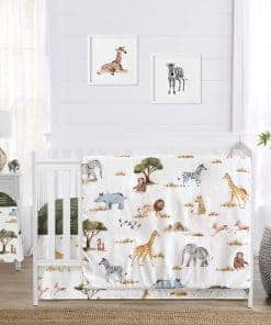 Set de Cama para Cuna de Bebé de 4 Piezas Sweet Jojo