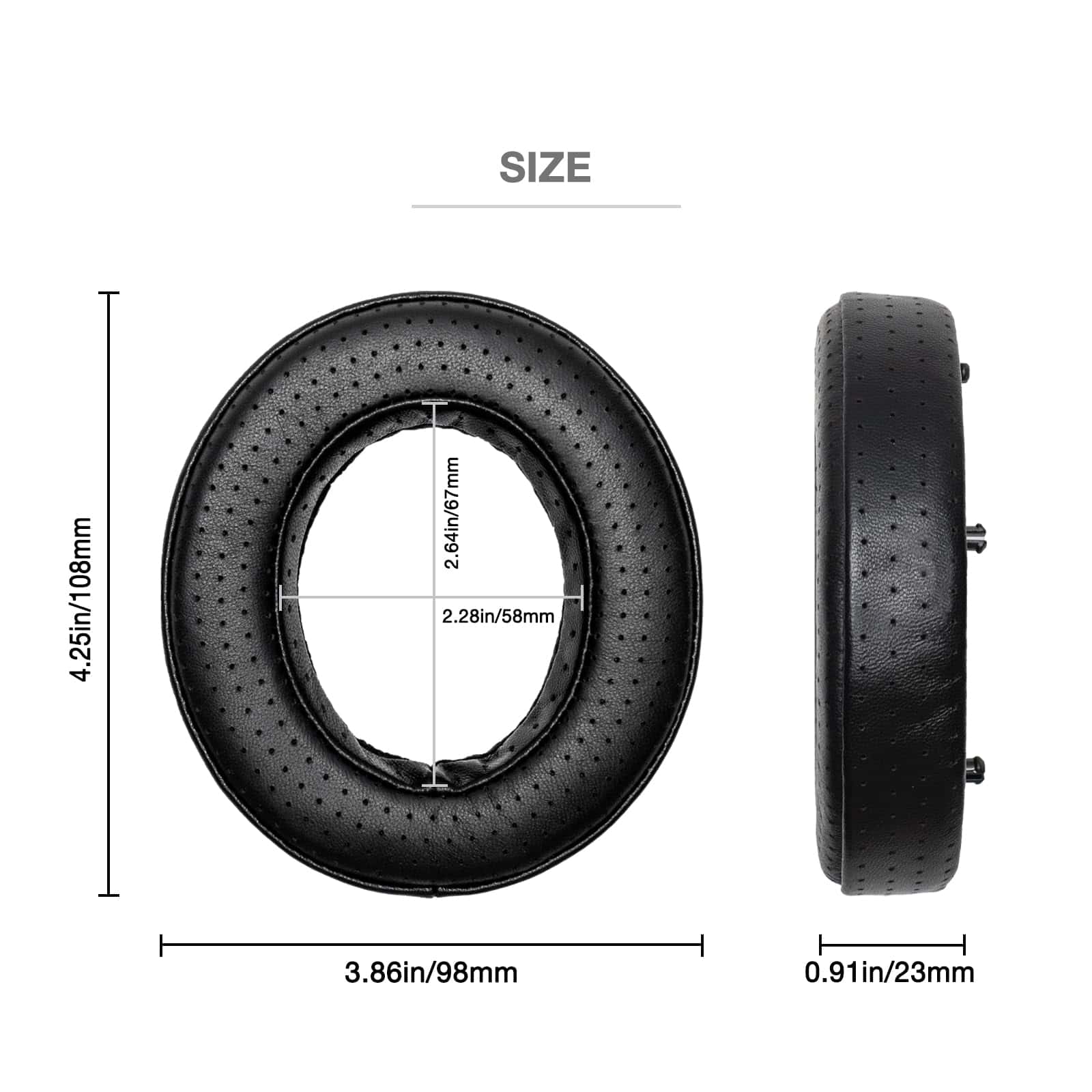 Almohadillas de repuesto de espuma viscoelástica Voarmaks - Imagen 5