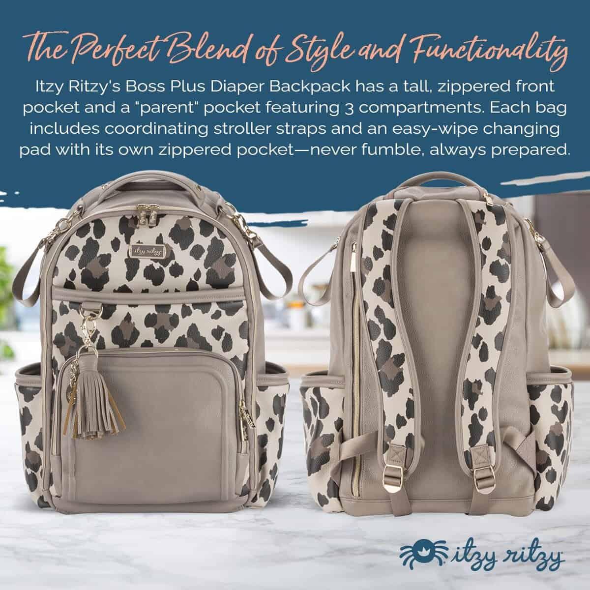 Bolso de pañales Itzy Ritzy � Mochila de gran capacidad - Imagen 4