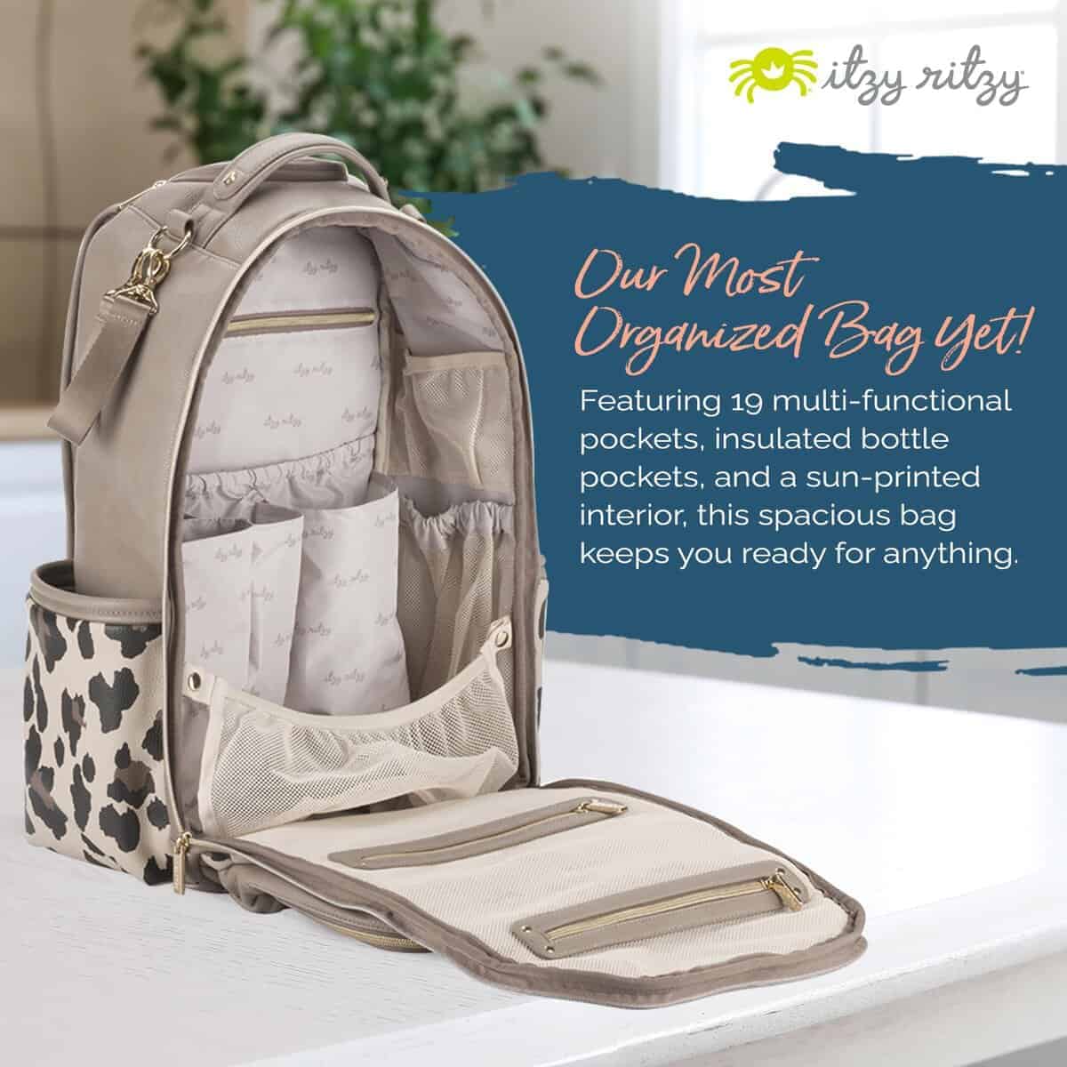 Bolso de pañales Itzy Ritzy � Mochila de gran capacidad - Imagen 3