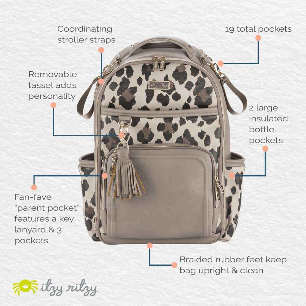 Bolso de pañales Itzy Ritzy � Mochila de gran capacidad - Imagen 5
