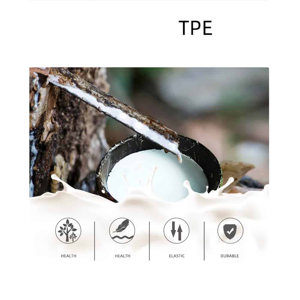 Tapete de Yoga Grande 75"L x 40"W x 8mm Extra Grueso Tapete - Imagen 8