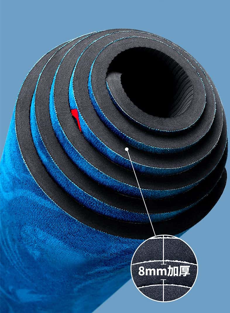 Tapete de Yoga Grande 75"L x 40"W x 8mm Extra Grueso Tapete - Imagen 6