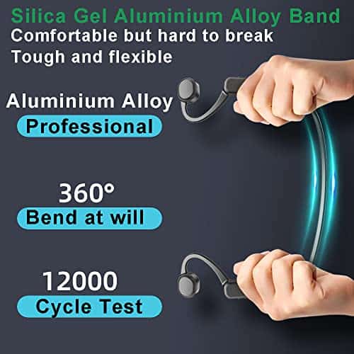 Audífonos para natación DHBY Bone Conduction Open Ear con - Imagen 6