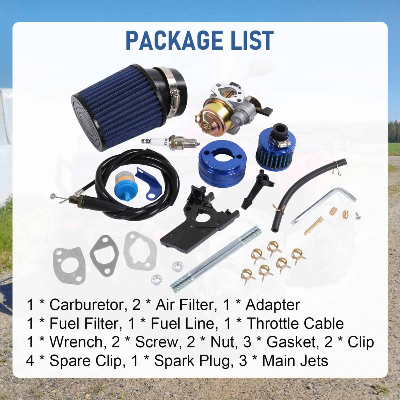 Carburador de Alto Rendimiento con Filtro de Aire y - Imagen 5