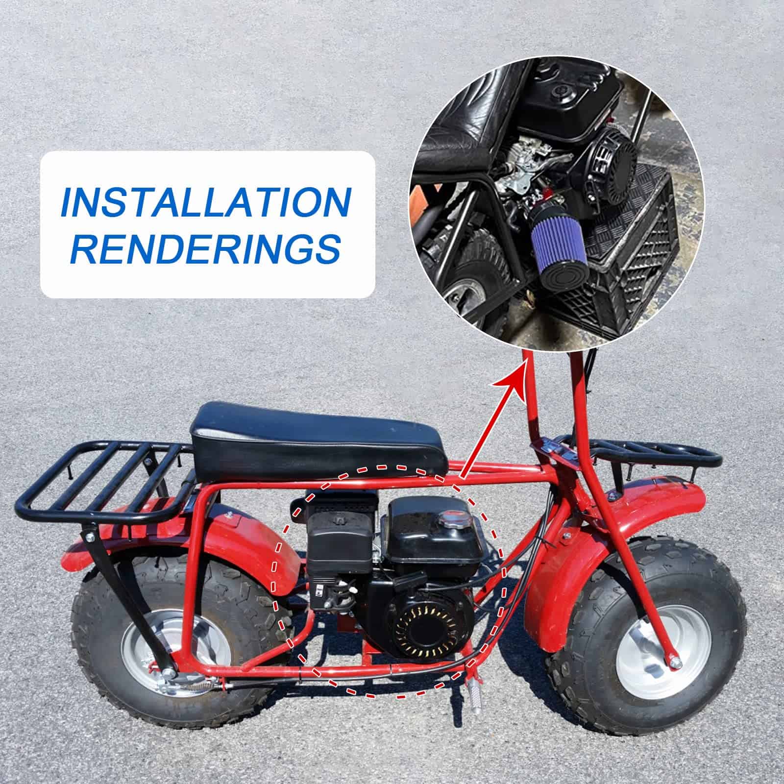 Carburador de Alto Rendimiento con Filtro de Aire y - Imagen 3