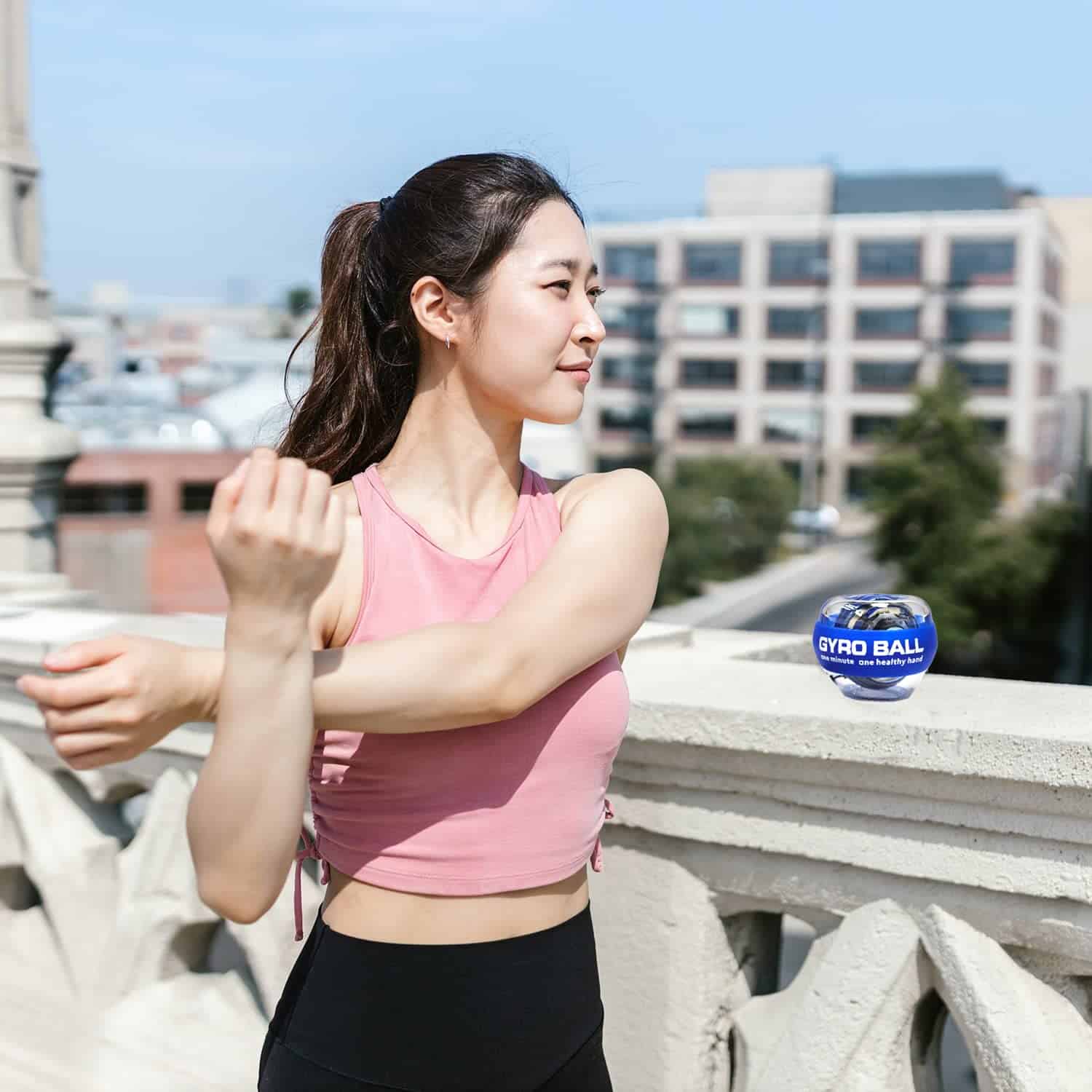 EXBEPE Auto-Start Power Gyro Ball, Centro de Bola Metálica, - Imagen 10