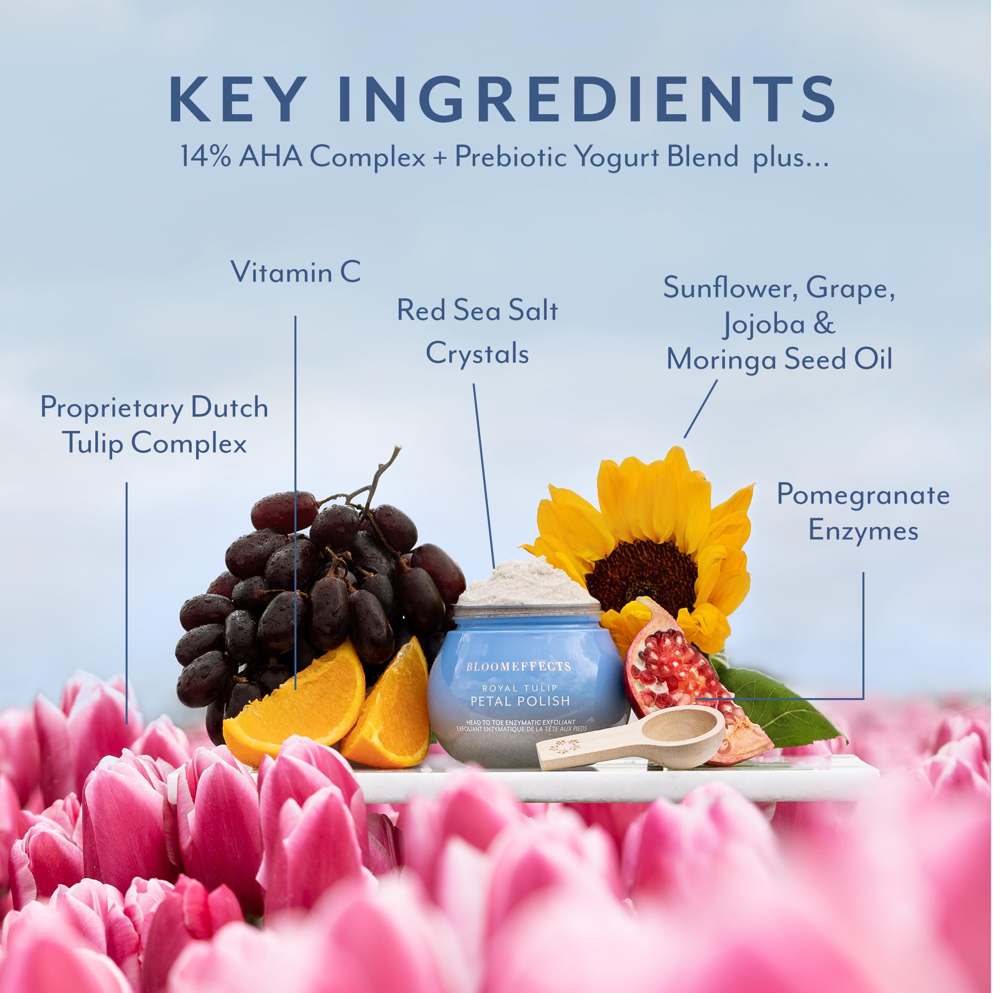 Bloomeffects - Exfoliante Natural de Pétalos de Tulipán - Imagen 4