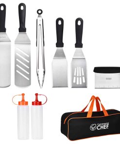 Kit de Accesorios para Parrilla Comercial Chef de 9 piezas