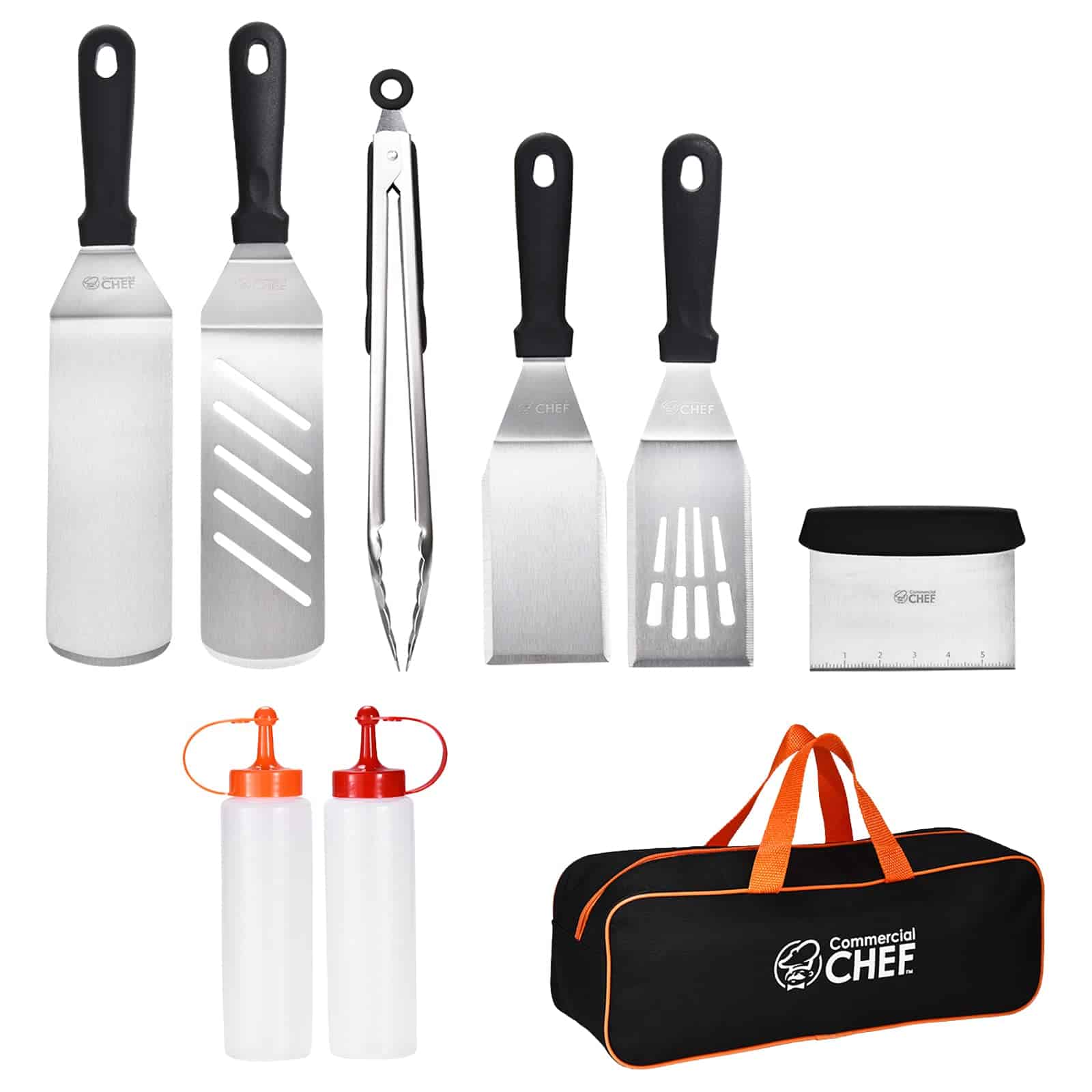 Kit de Accesorios para Parrilla Comercial Chef de 9 piezas
