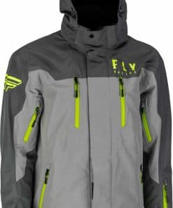 Chamarra Fly Racing 2023 Incline (Negro/Gris/Amarillo,