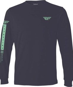Playera de manga larga Fly Racing Tribe Navy/Green 2X