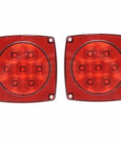 CONJUNTO DE LUCES CONVEX Submersible Square LED Rojas para