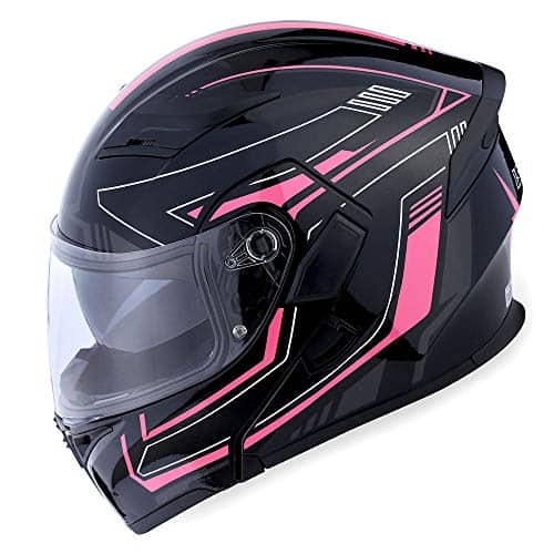 Casco modular de moto con visera doble 1Storm + spoiler + - Imagen 6