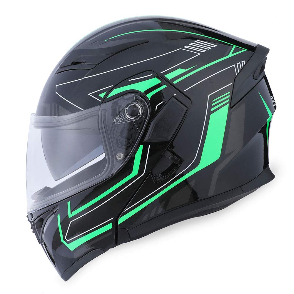 Casco integral modular con visera doble + Spoiler + - Imagen 6