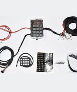 Garfour Caja de Fusibles con Llave de 12 Posiciones