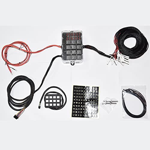 Garfour Caja de Fusibles con Llave de 12 Posiciones