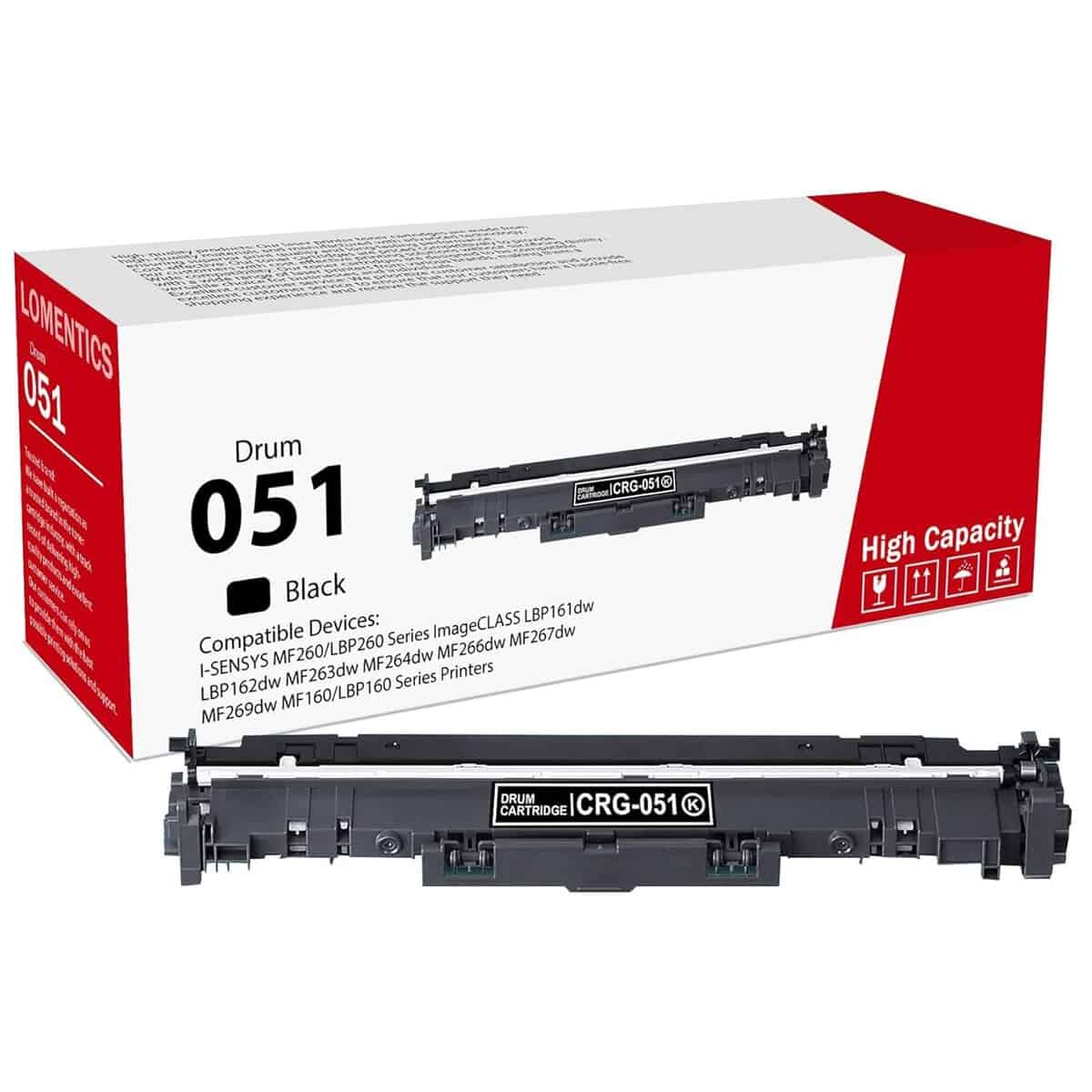 1-Pack 051 Drum Unit Negro: Cartucho de Tambor 051 Negro