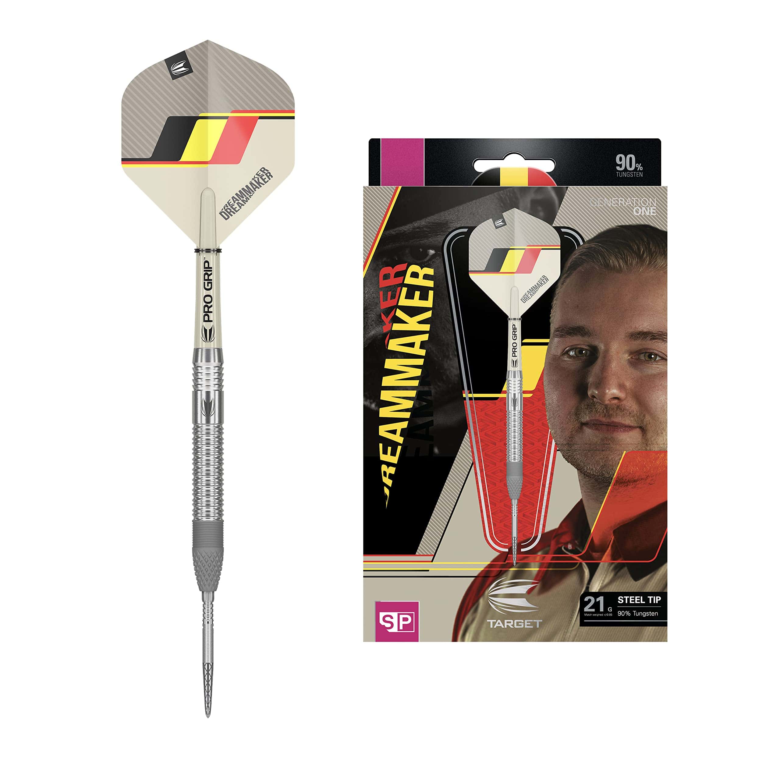 Set de Dardos de Punta de Acero Target Darts Dimitri Van