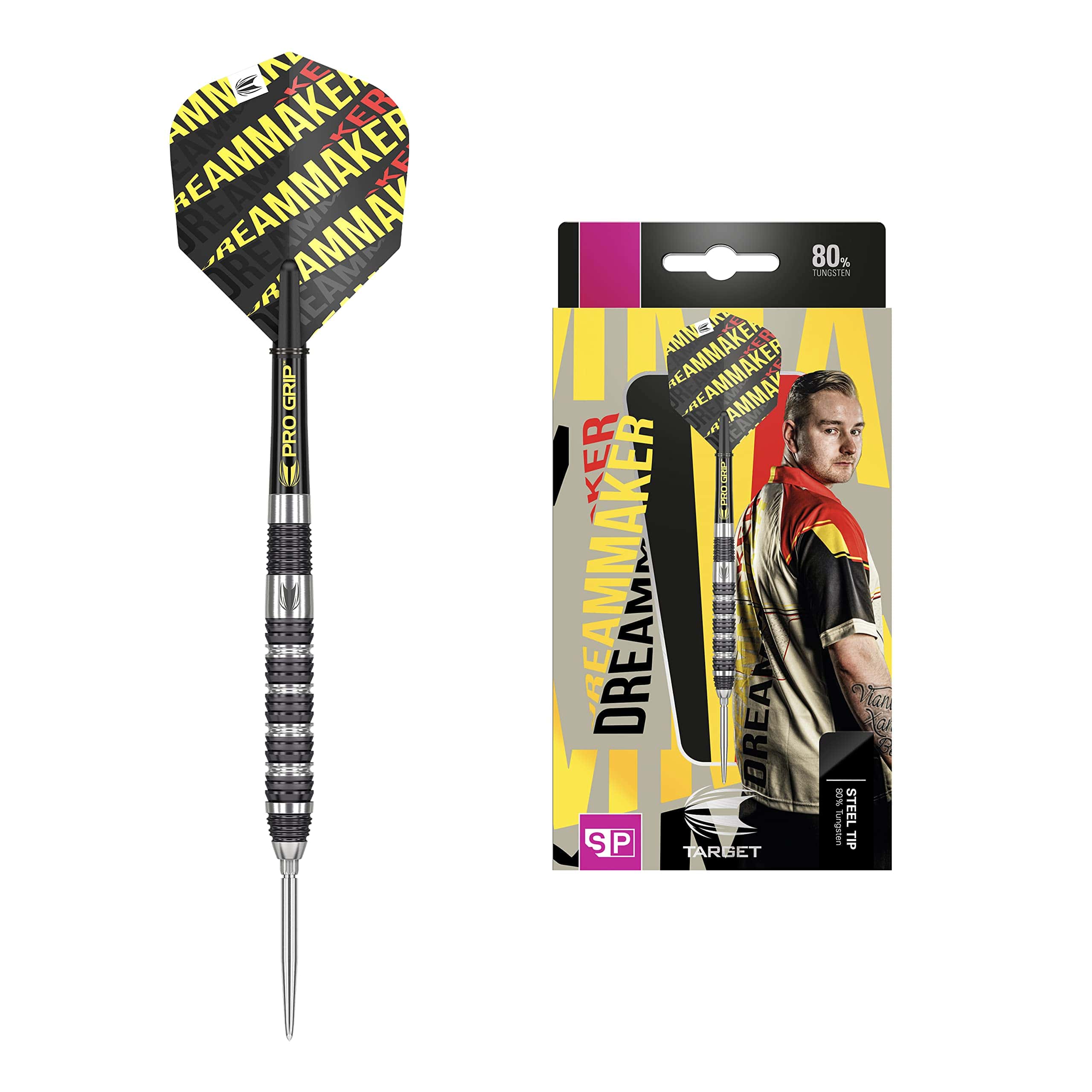 Set de Dardos Target Dimitri Van den Bergh Dream Maker 24G