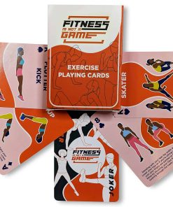 Cartas de ejercicio Fitness Is NOT A Game | Mazo de 52
