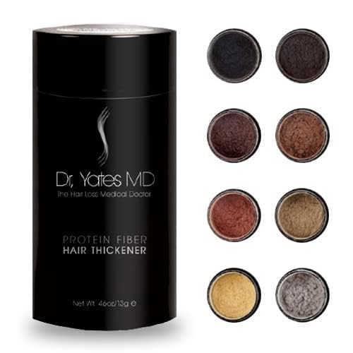 Dr. Yates MD Keratin Fiber Hair Enhancer (Color Light Brown) - Imagen 3