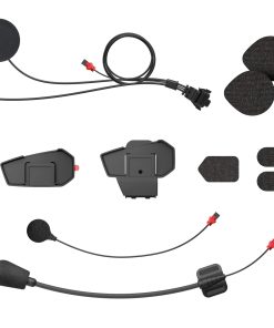 Kit de Abrazadera de Casco Sena para SPIDER ST1, Negro,