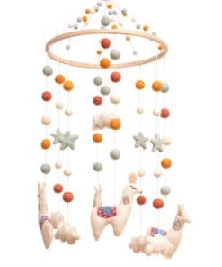 Móvil de Cuna Glaciart One Llama - Decoración Colorida para