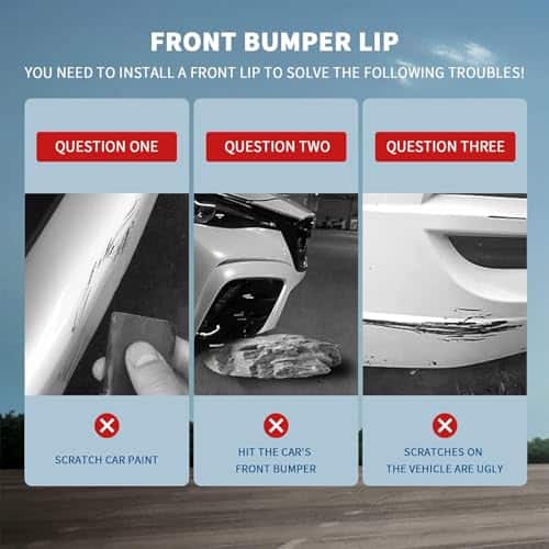 Labio del parachoques delantero arcaico compatible para - Imagen 7