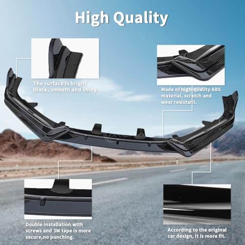 Labio del parachoques delantero arcaico compatible para - Imagen 5